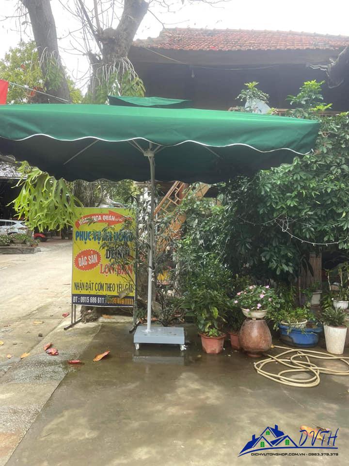 Ô dù che nắng tại Điện Biên